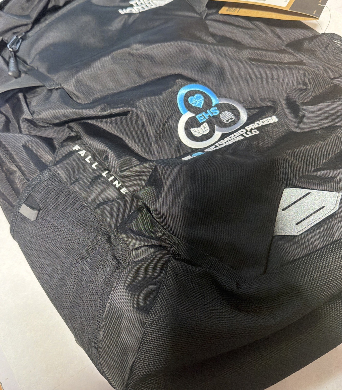 The North Face Fall Line Backpack With An Embroidered Logo Black
