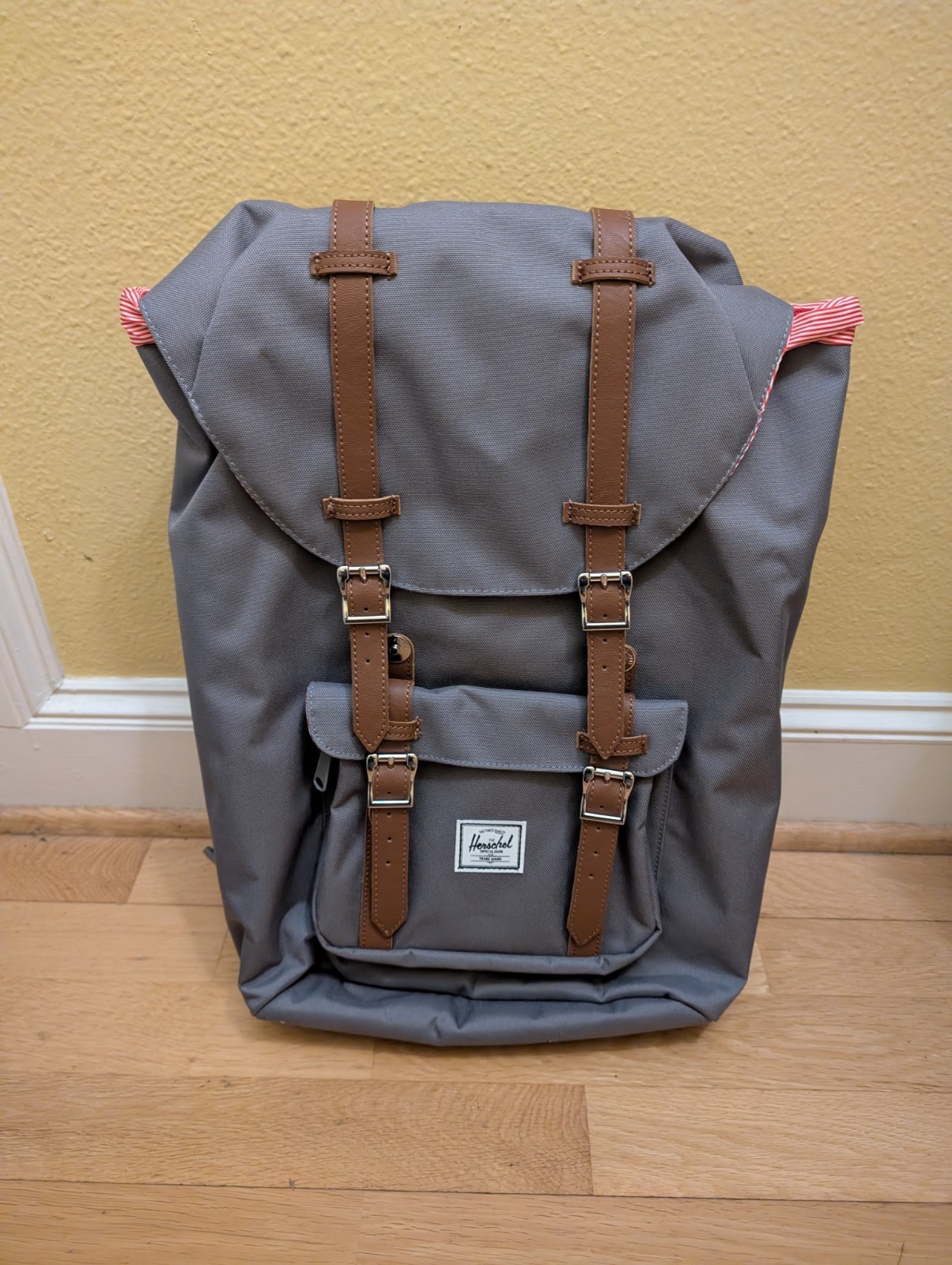 HERSCHEL LITTLE AMERICA LAPTOP BACKPACK ORIGINAL 100% AUTHENTIC SCHOOL BAG 25L