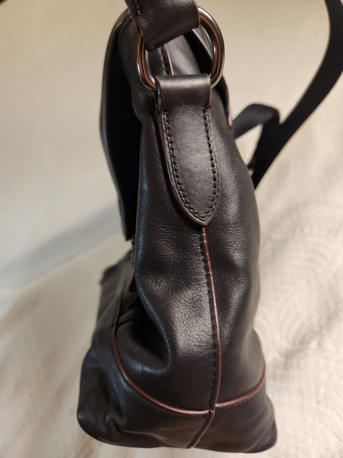 Coach Ranger Messenger Bag Real Leather Black Unisex