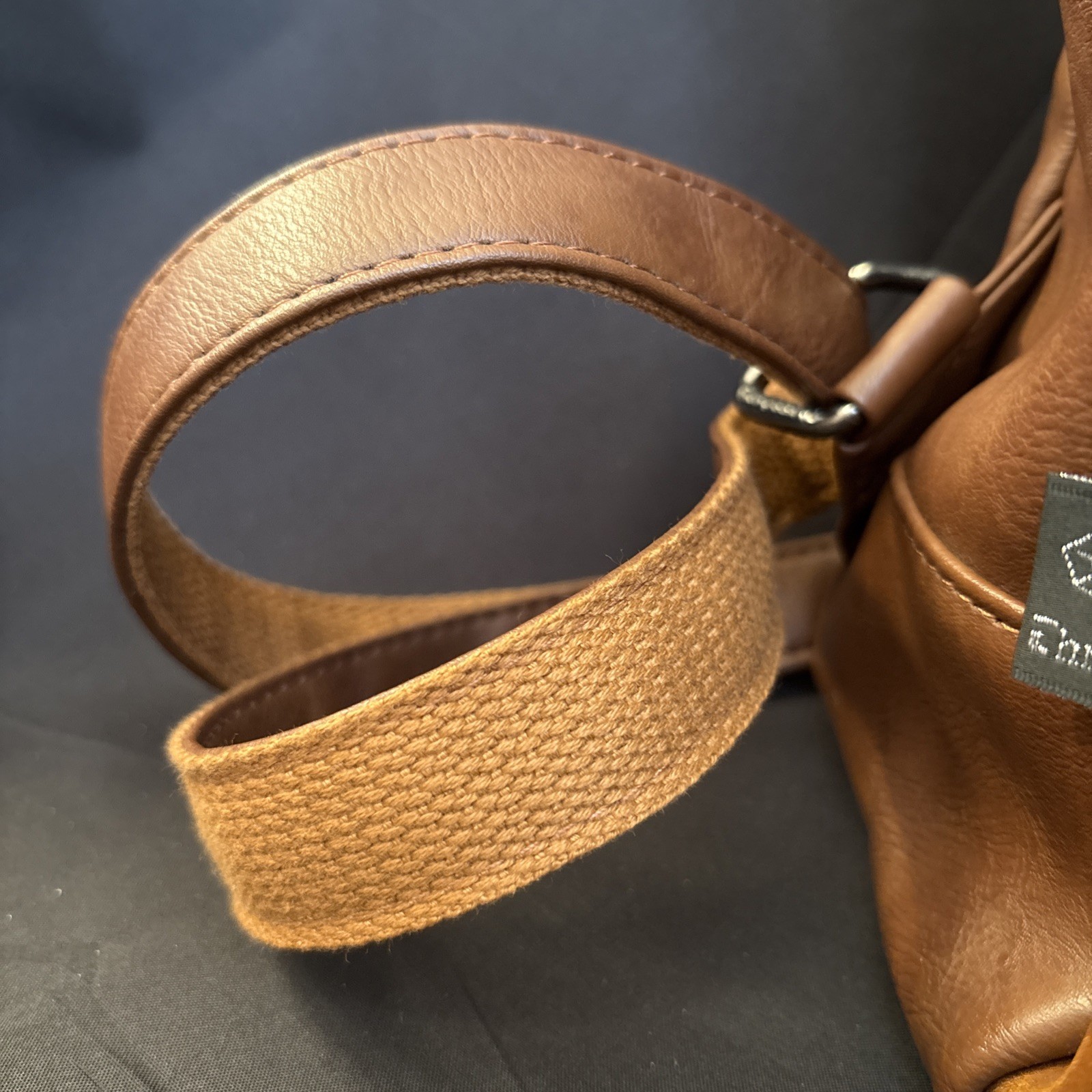 THREE- BOX VEGAN LEATHER BACKPACK VERY CUTE AND LARGE STYLISH VINTAGE