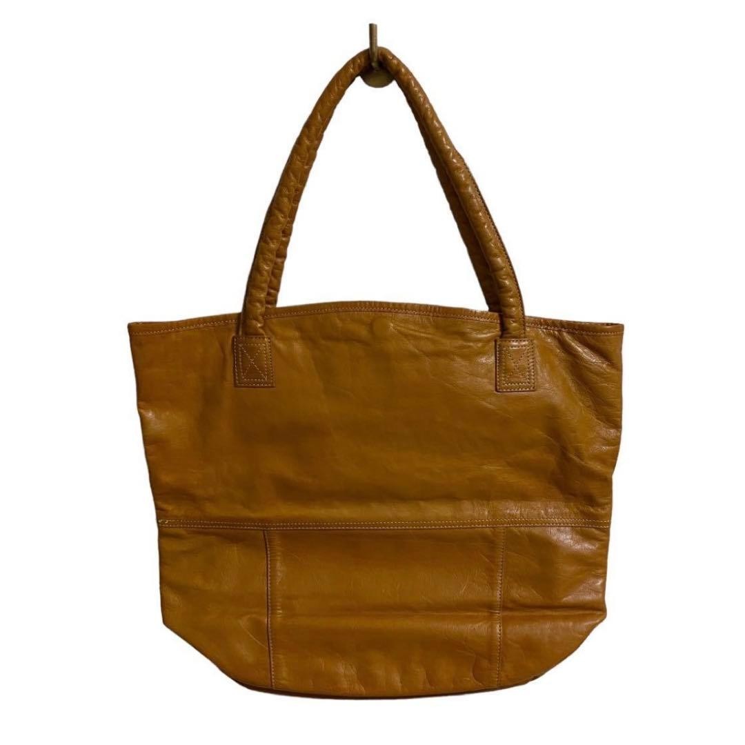 Authentic Porter Yoshida Leather Tote Bag 45cm x 25cm x 40cm Vintage Brown Damag