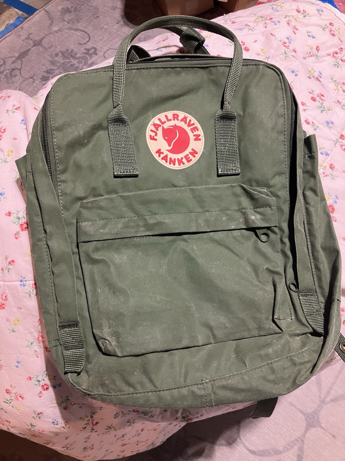 Fjallraven Backpack Green Kanken Classic Pack Style 23510