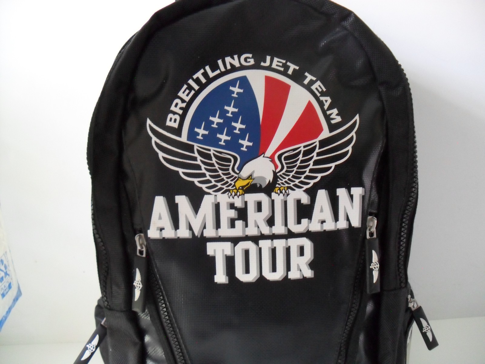 BREITLING Backpack – 1050 Ballistic Nylon Authentic Jet Team American Tour NEW