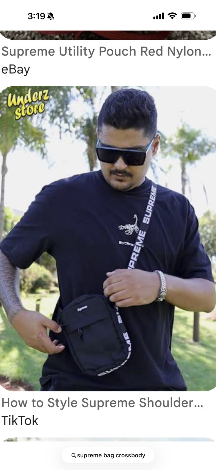 Supreme SS18 Shoulder Bag – Black