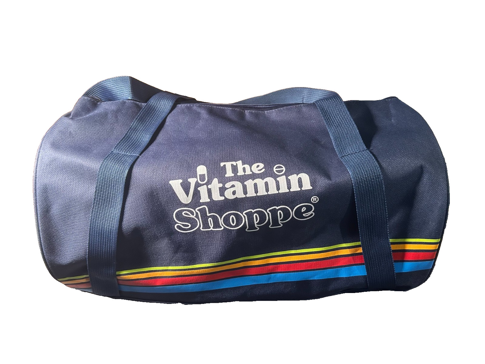 The Vitamin Shoppe Branded Duffel Bag Gym Fitness 70s 80s Retro Vintage Travel