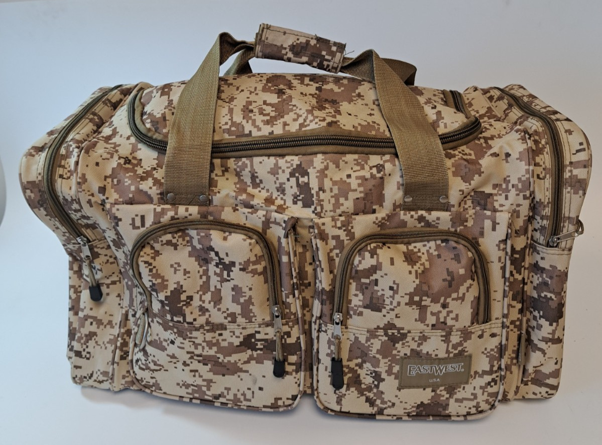 24″ EastWest USA Military Style Hunting Duffle Bag Digital Desert Camo 24x14x14″