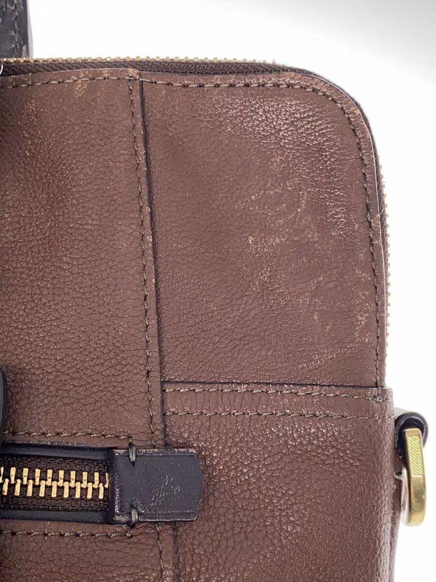 TUMI 2-Way Briefcase Brown Leather Men Business Handbag 68516B