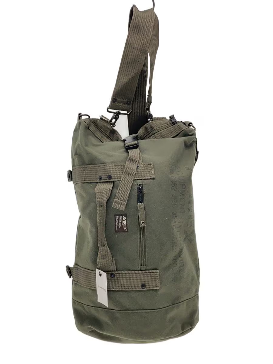 AVIREX Boston Bag Canvas KHK