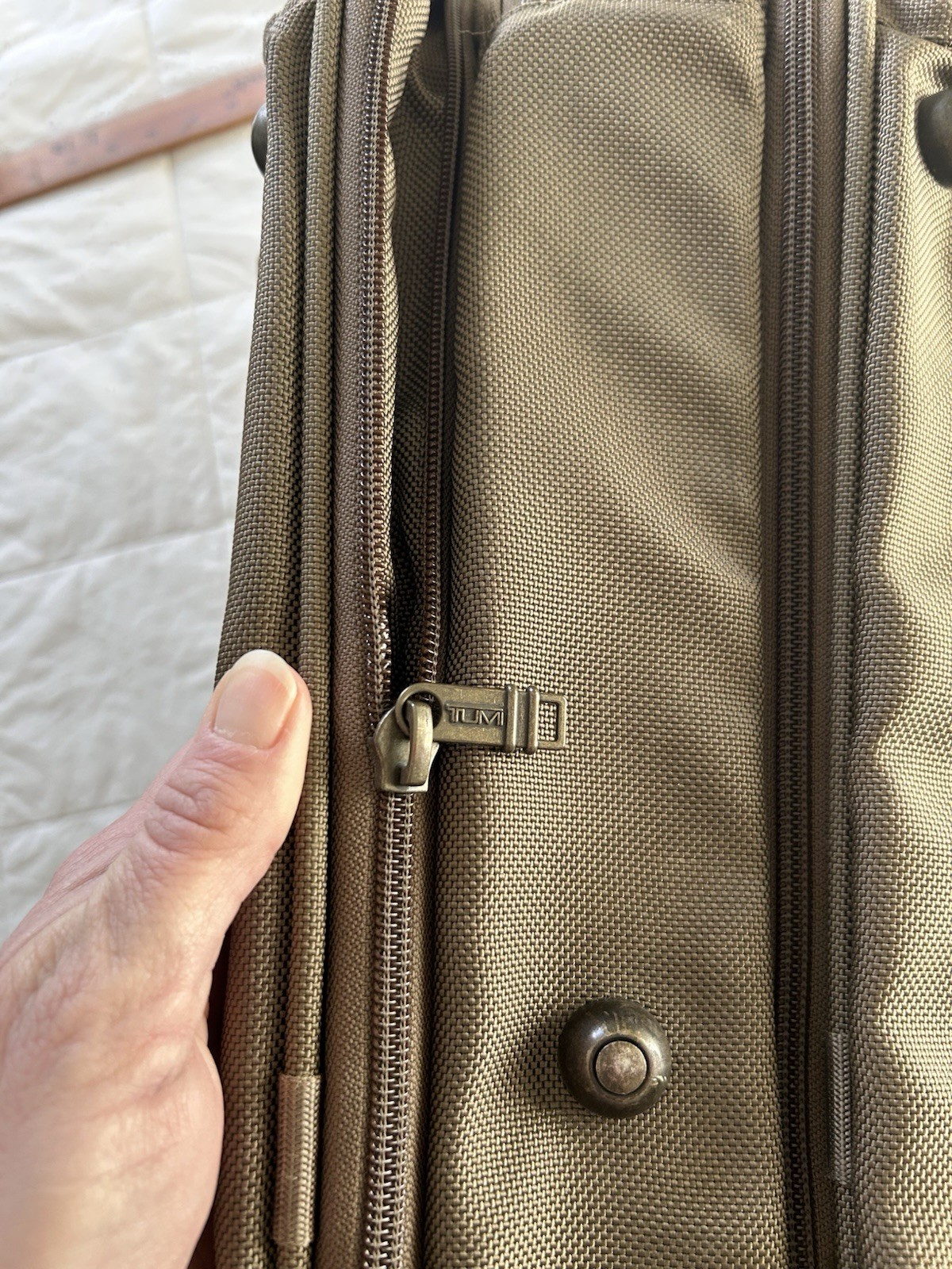 Tumi USA Alpha Ballistic Nylon Weekender Bag 21”x 15”