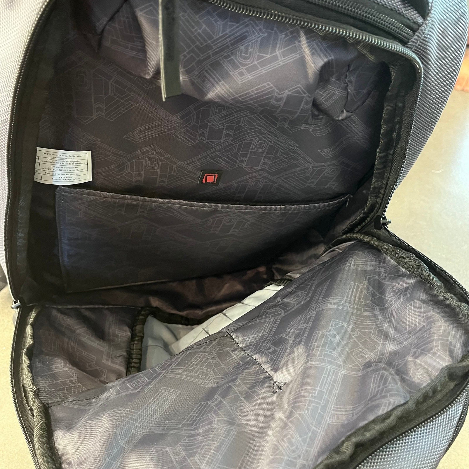 OGIO Metallic GRAY Ace Nomad Backpack fleece lined mens modern backpack NEW