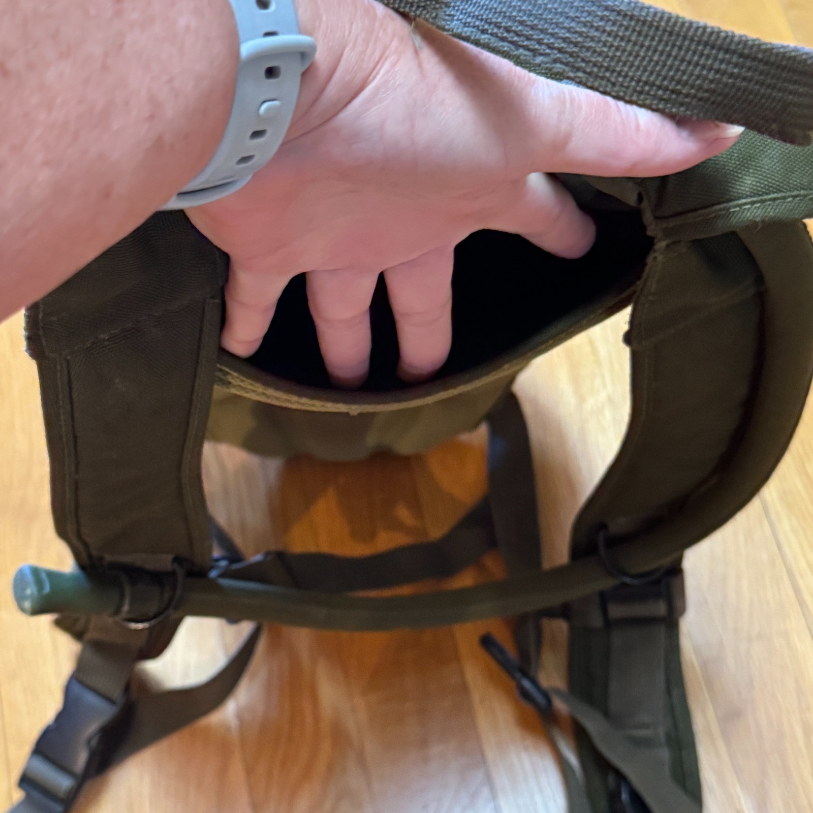 TAC Force 2.5L Tactical Hydration Pack OD Green Military Water Bladder Backpack