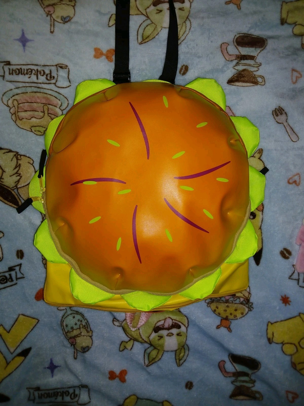 Cheeseburger Backpack Multi-compartment Funny Hamburger Backpack Steven Universe