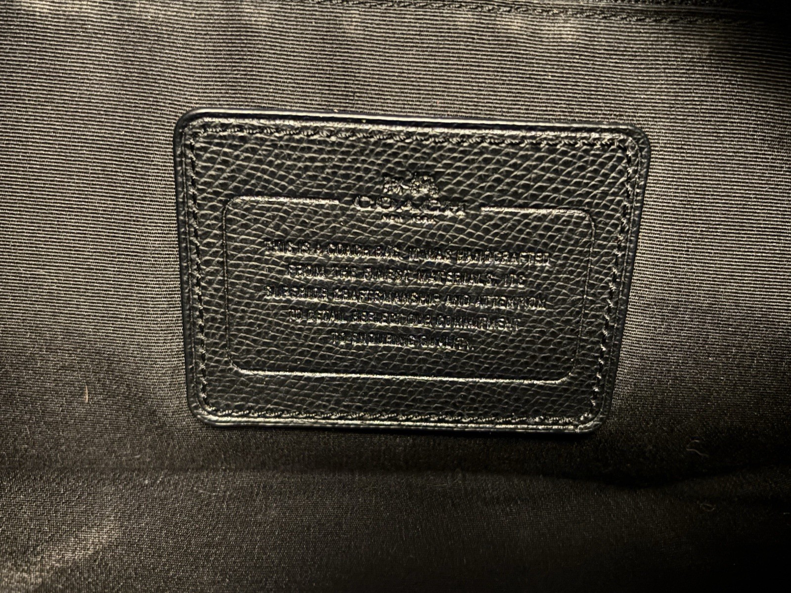 COACH Leather Briefcase – Laptop Bag Black Men’s Luggage