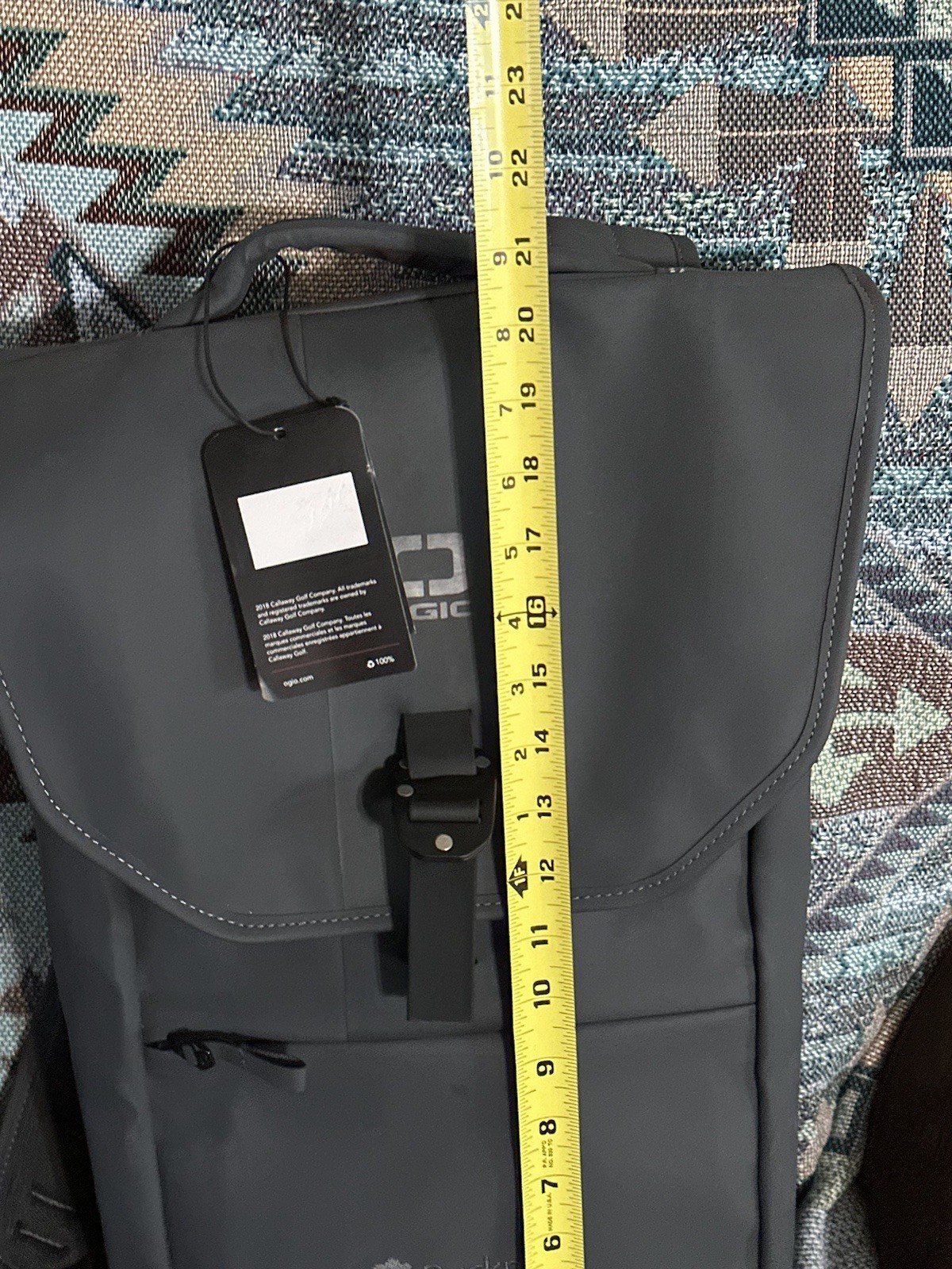 OGIO Resistant Rolltop Pack, Gray, Brand New Backpack 22.5 L