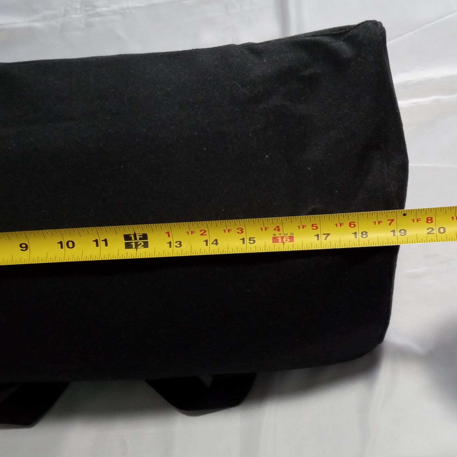Mens Unisex HUGO BOSS PARFUMS Gray Black Wool Blend Weekender Travel Duffel Bag