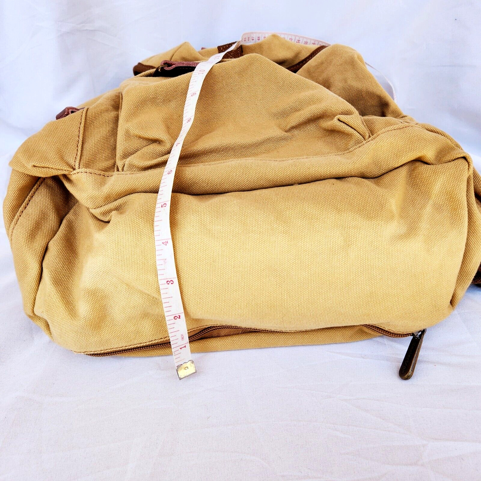 KOOLERTRON Canvas Backpack Camera Bag Guang Tong Brown w/Rain Cover – NWT