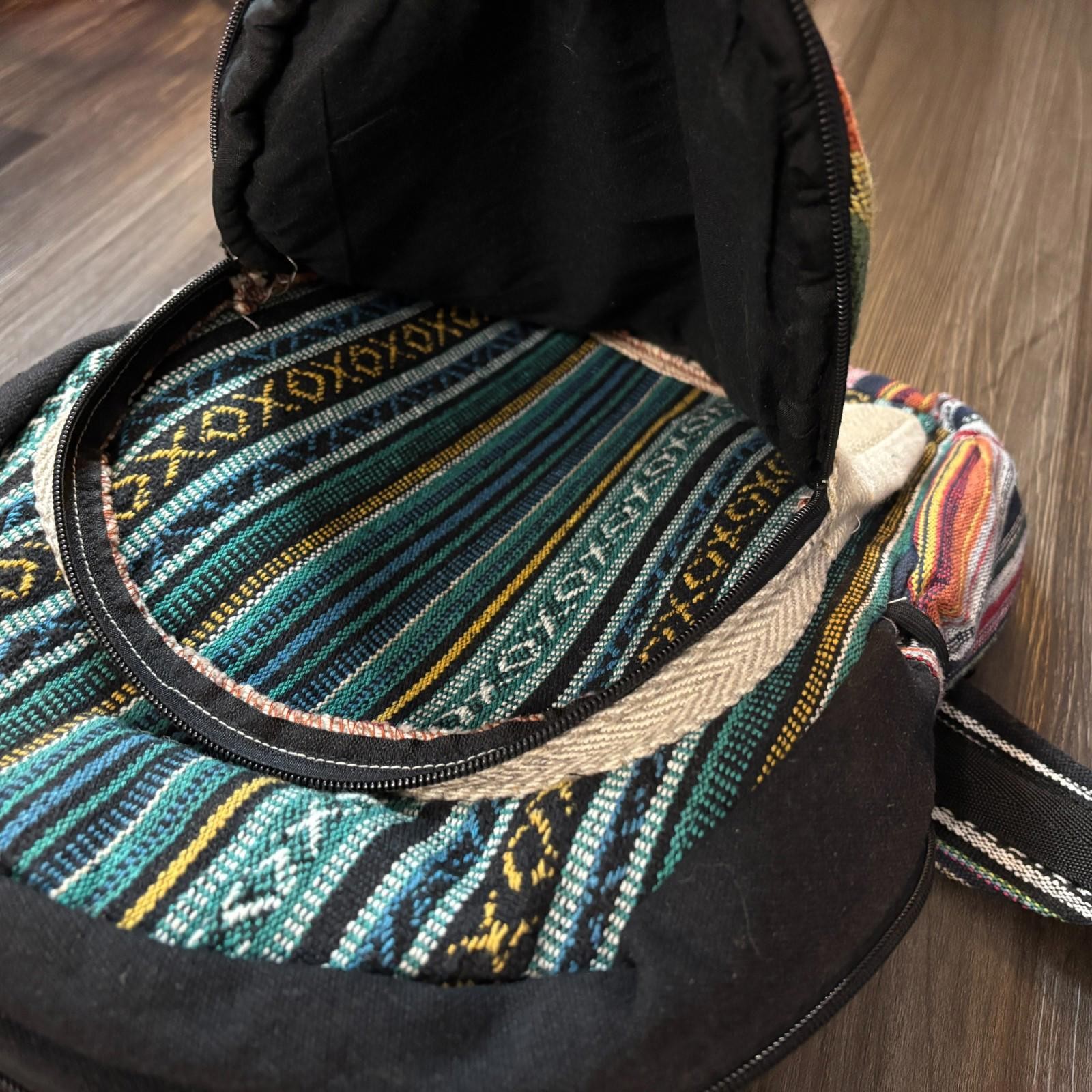Himalayan Pure Hemp Backpack LapTop Compartment Made in Nepal