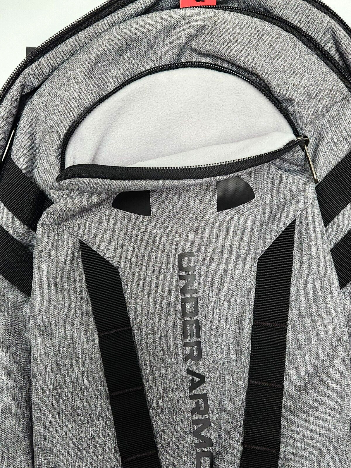 Under Armour Hustle 5.0 Storm Backpack 1361176 School Laptop UA Book Bag