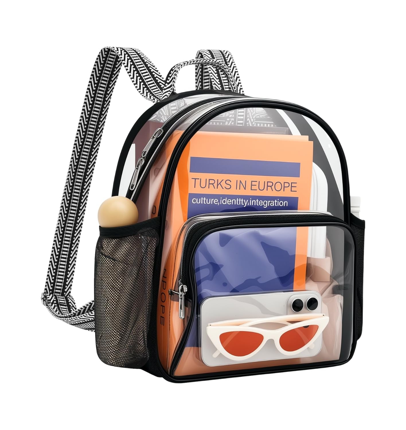 Clear Stadium Bag 12x12x6 Stadium Approved Clear Backpack for Concerts Events
