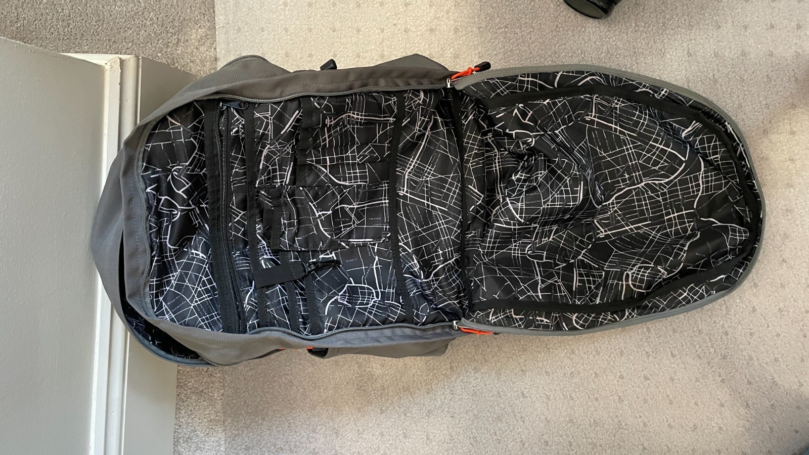 State Bags backpack dark gray padded laptop compartment