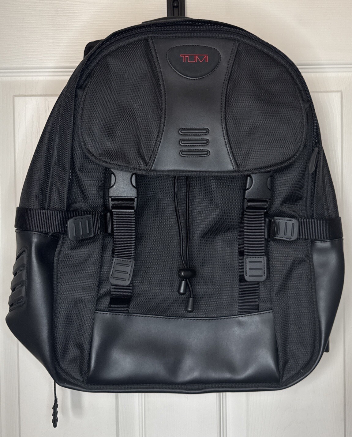 TUMI T2 Black Ballistic Nylon Backpack – Mint Condition