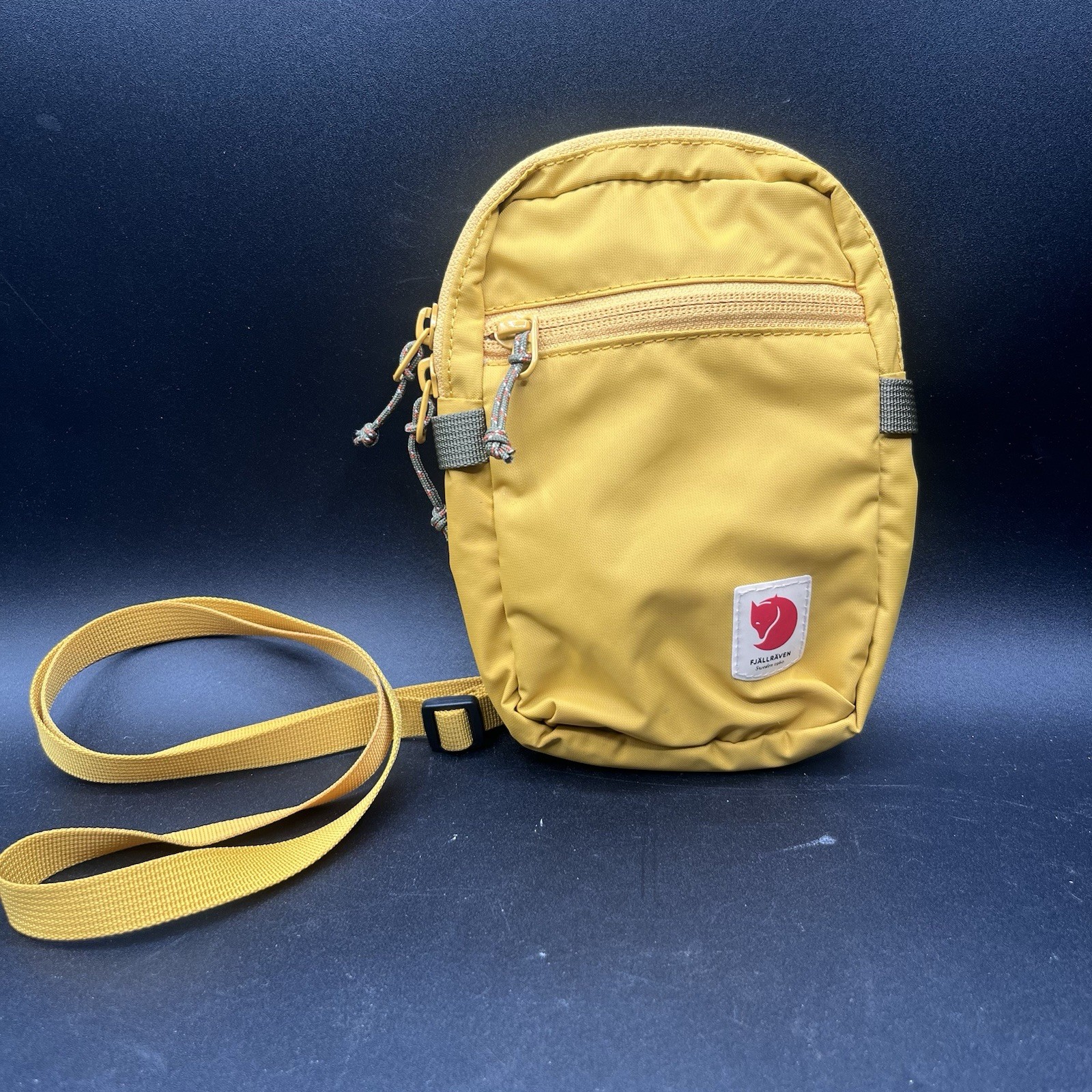 Fjallraven High Coast Pocket Bag Cross Body Sunset Mustard Canvas