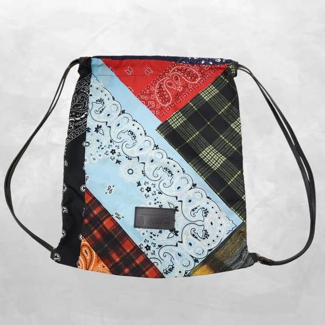 Felisi Pierre Louis Mascia Bandana Motif Knapsack 36.5x42cm From Japan