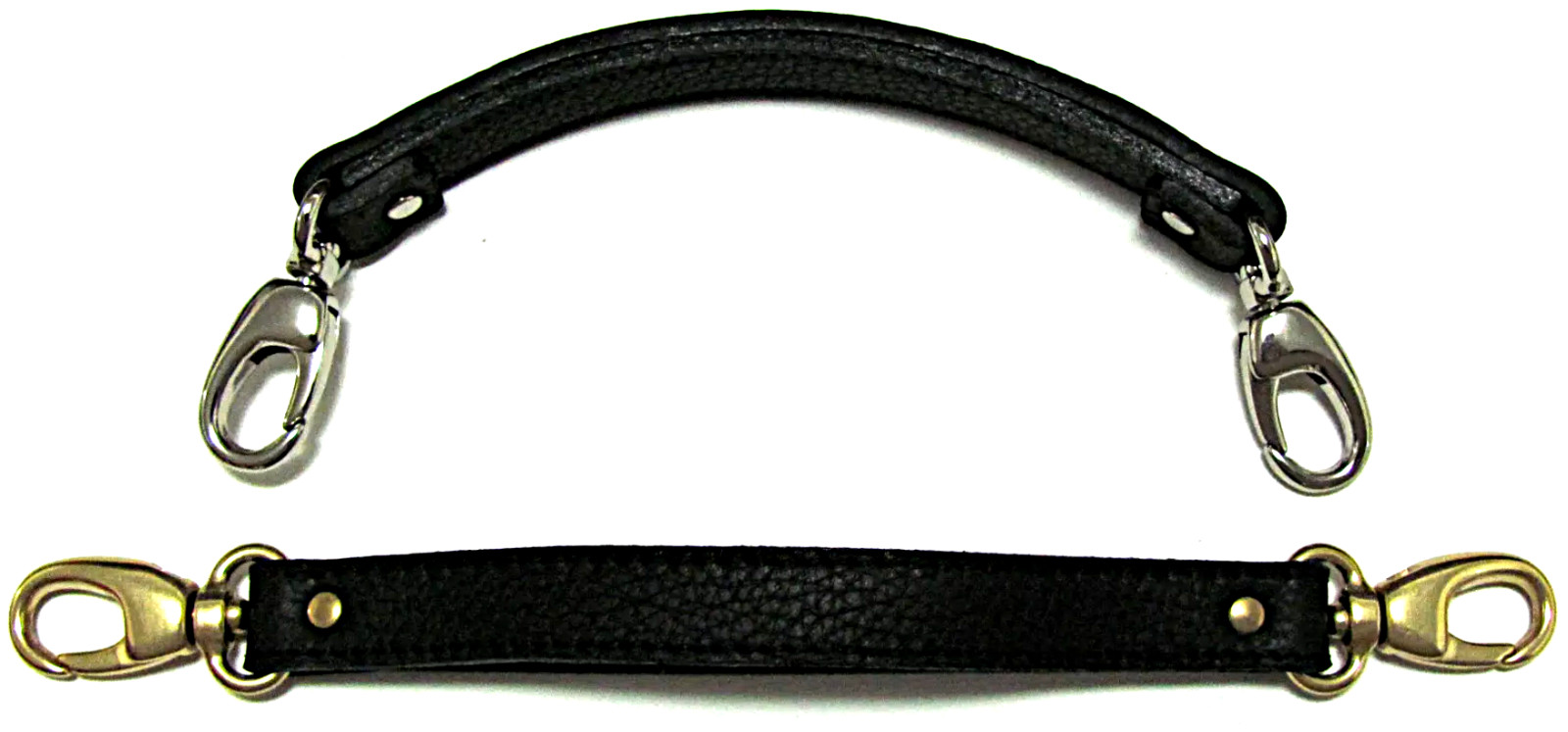1/2″ Genuine Leather Replacement Handbag/Brief LOBSTER Clasp Handle Hand Strap