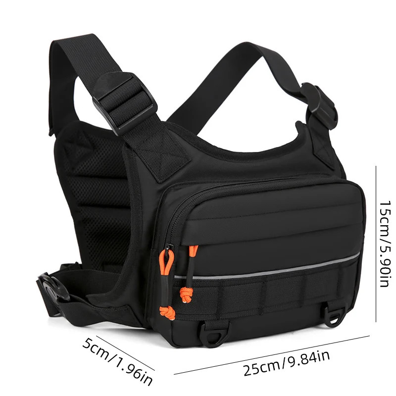 Front Chest Bag Camping Vest Backpack for Men Women Running Tactical Pack Sports