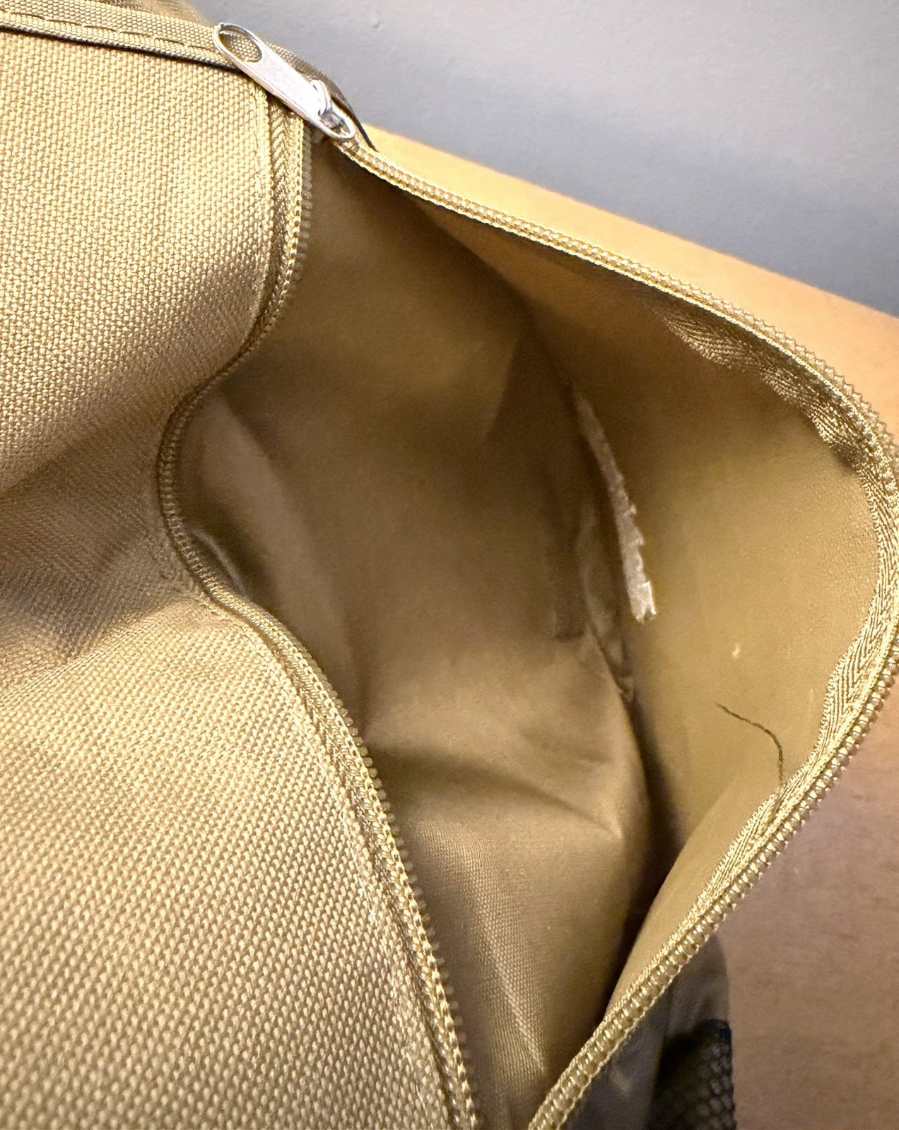 The Nature Conservancy Khaki Canvas Messenger Bag Shoulder Travel Field Bag