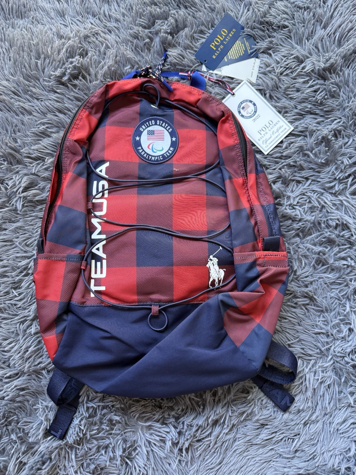 Polo Ralph Lauren 2022 Paralympic Team Backpack New w/ Flaw