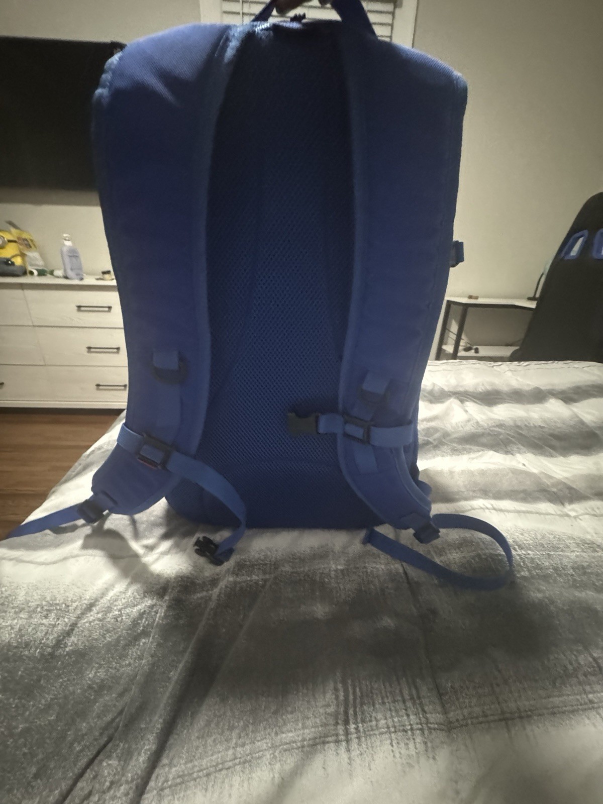 Supreme Cordura SS18 Ripstop Nylon Backpack Royal Blue – 100% Authentic – USED