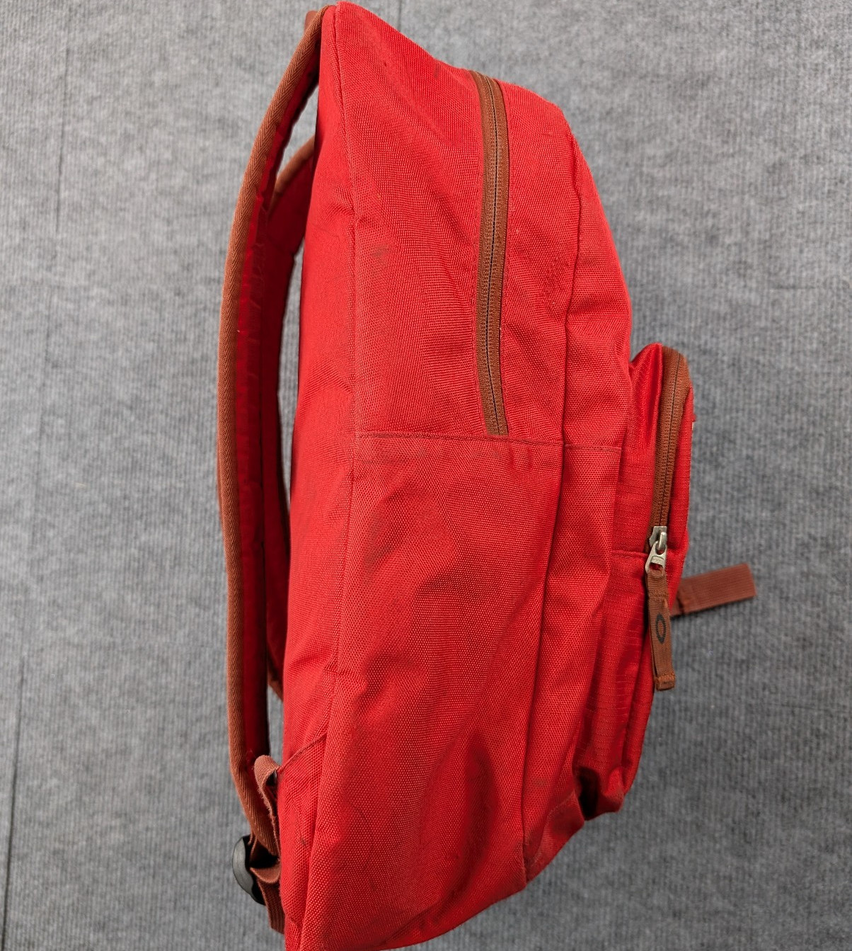 Oakley Works Backpack Vintage Ripstop Utility Pockets Y2K Software Red Thrash