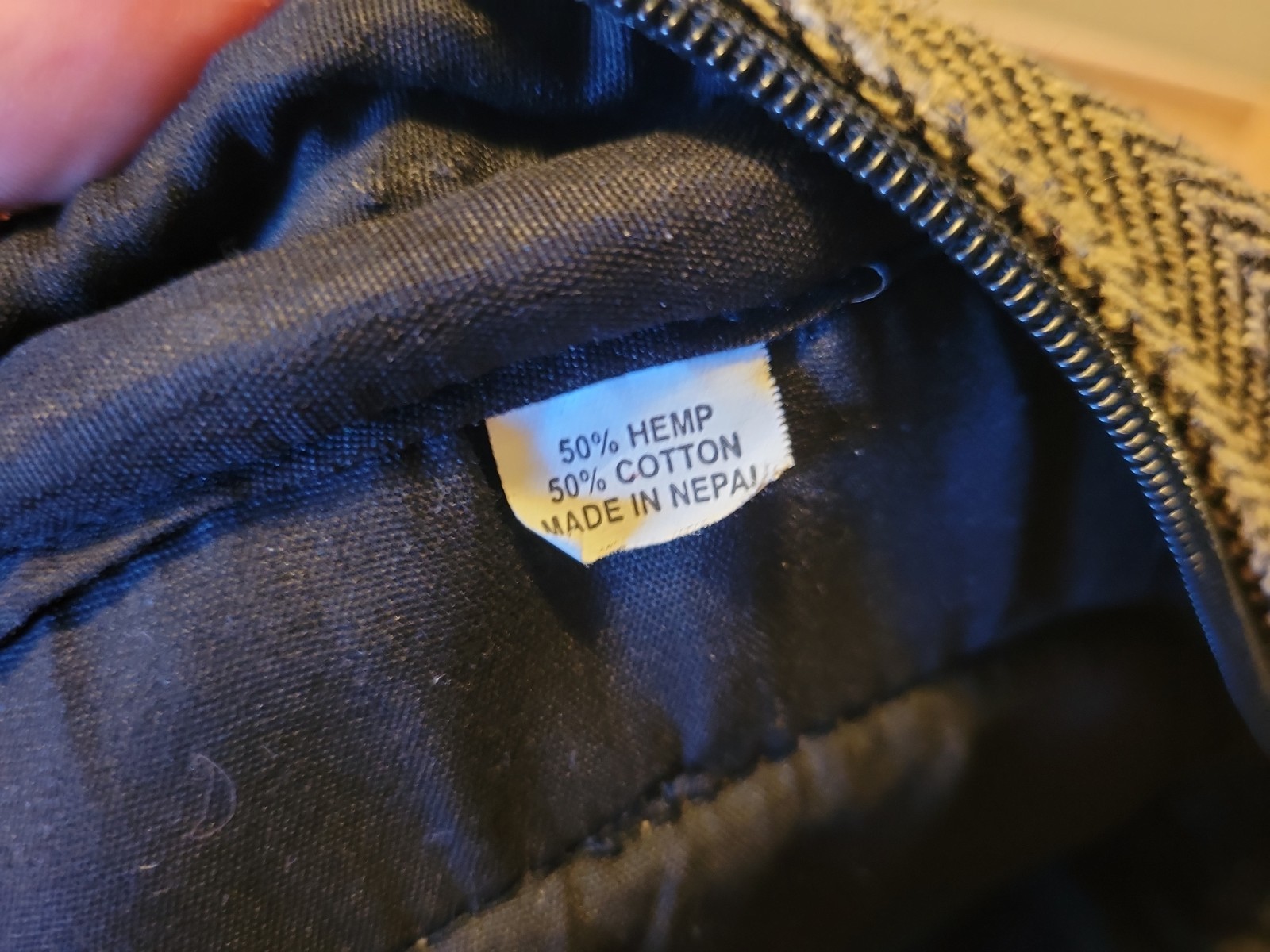 Pure Hemp THC-Free Multi-Pocket Backpack Nepal