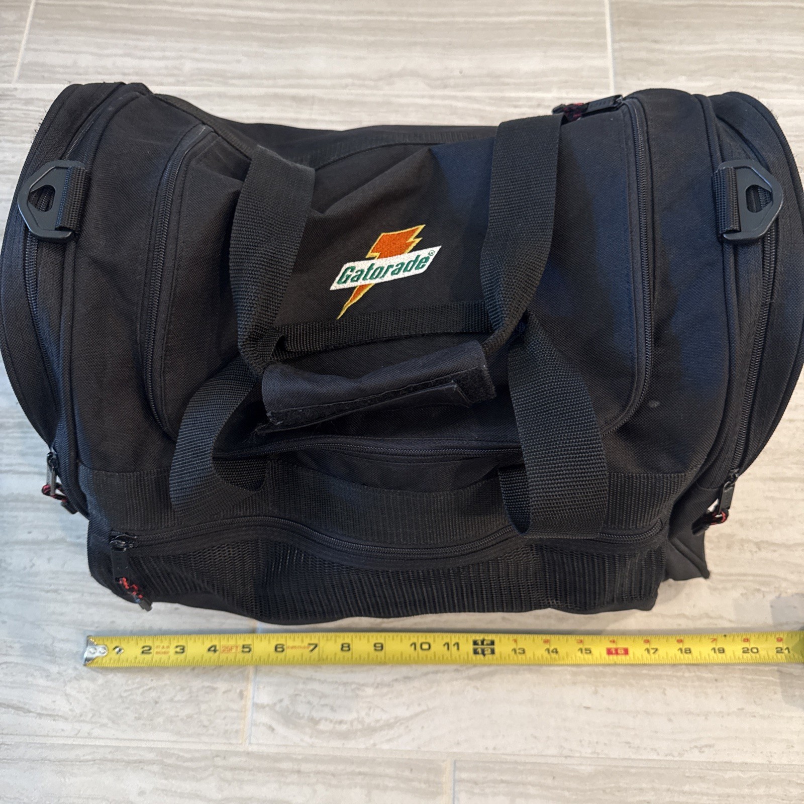 Gatorade & Publix Half Dome Black Duffel Bag Gym Sports Travel Carry