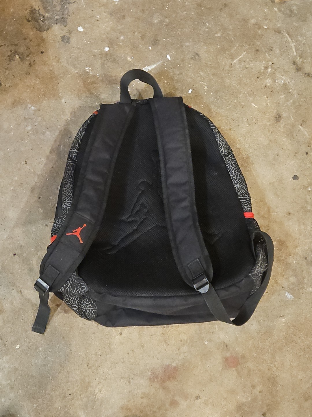 Jordan Jumpman 23 Red Cement Elephant Print Backpack 9a1223 391