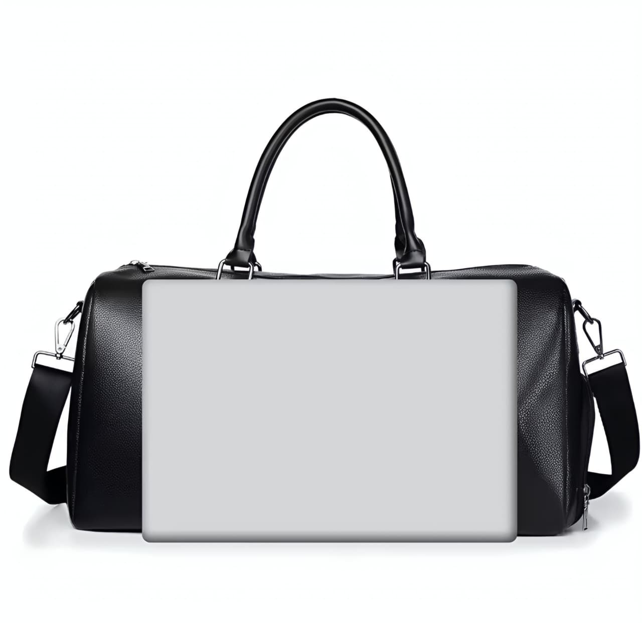 Large PU Leather Duffel Bag Waterproof Travel Luggage Sports Gym Motorcycle New