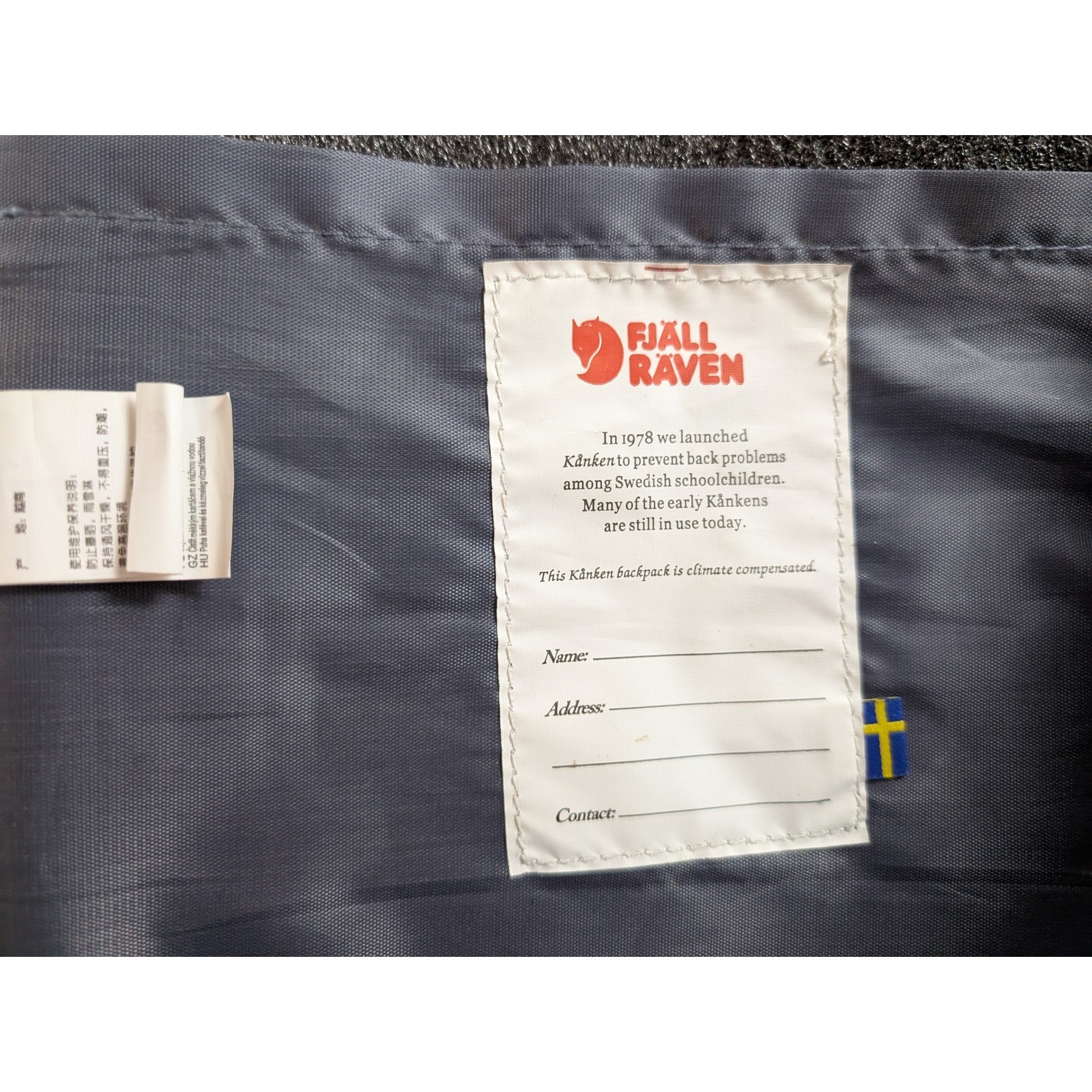 Fjallraven Kanken Backpack Graphite Gray Classic School Travel Bag 23510
