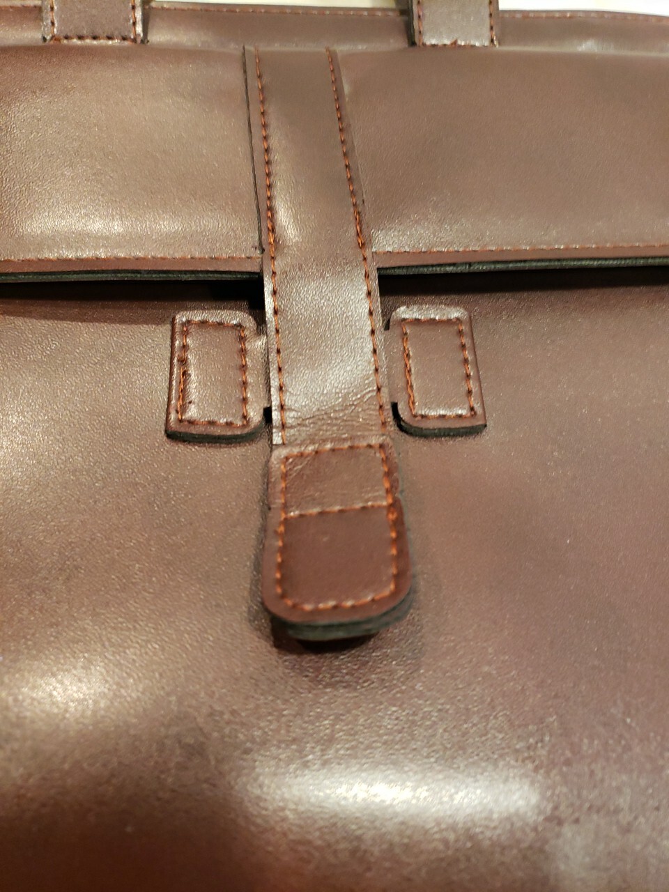 Vintage MSA Leather Hinged Portfolio Brief Case Organizer