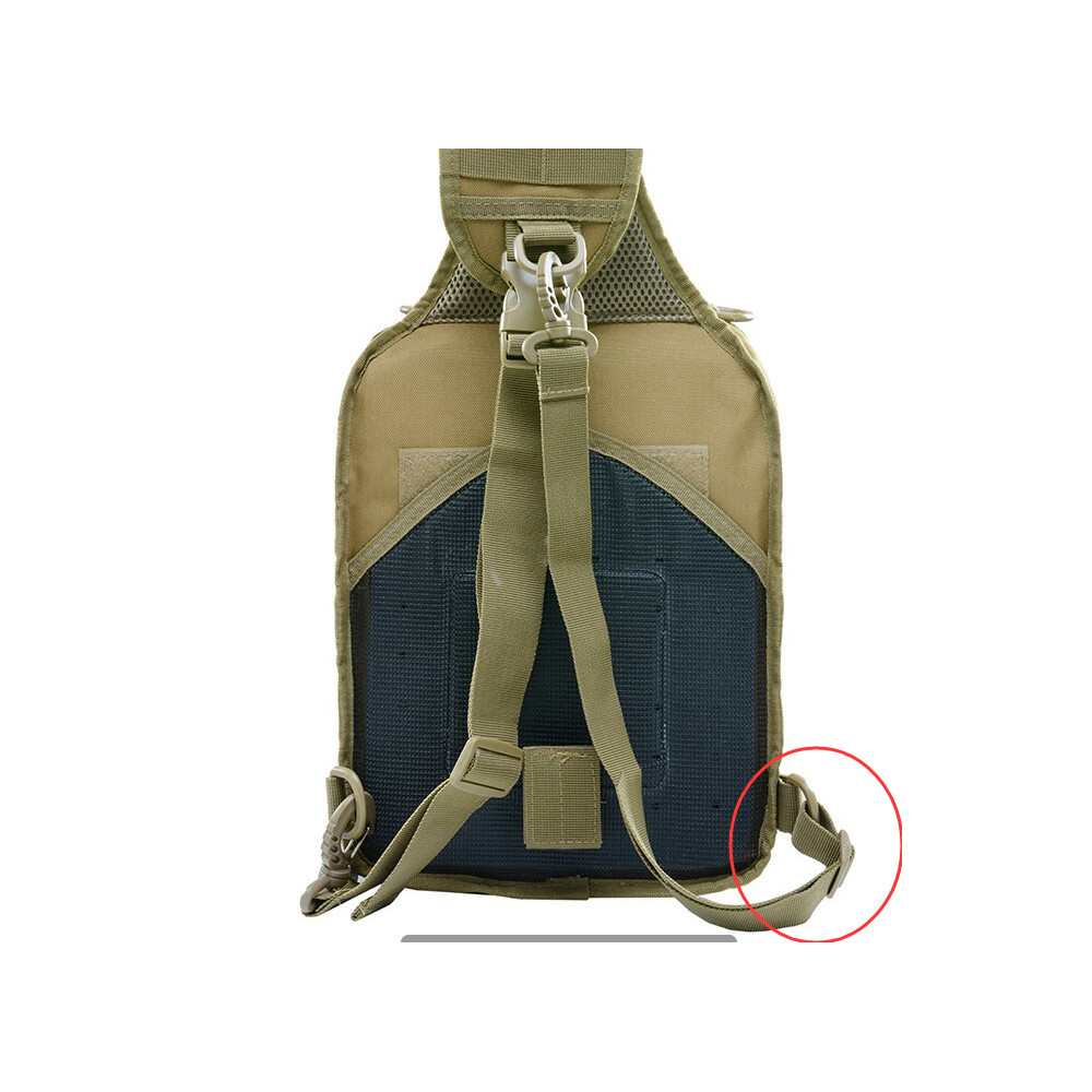 Tactical Bag Pack Military Rover Shoulder Sling Backpack Molle Assault Range Bag