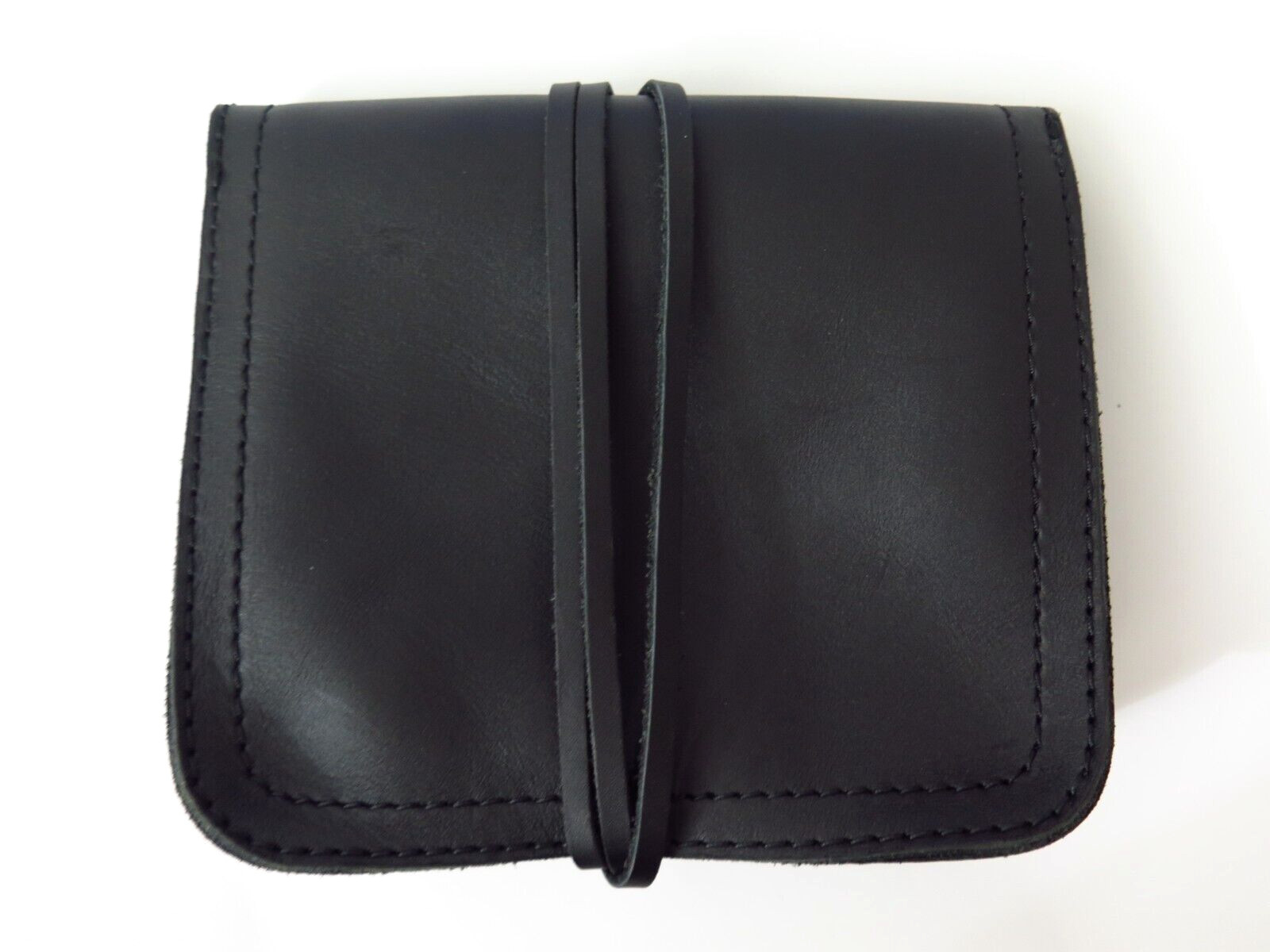 Saddleback Leather 6.5″x5.5″x1.5″ CLASSIC CABLE BAG Black