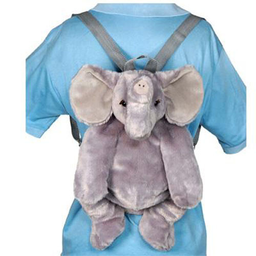 Backpack 15″ Full Body Plush Elephant Girl Boy NEW