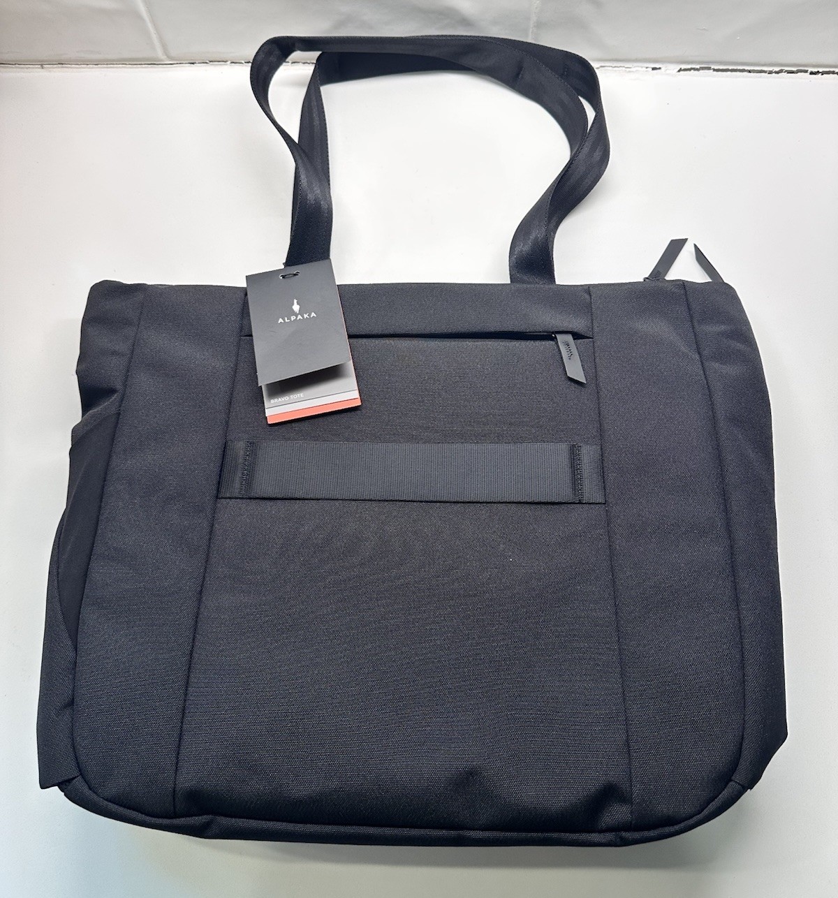 NEW Alpaka Bravo Travel Laptop Tote Bag Black Axoflux 600D NWT