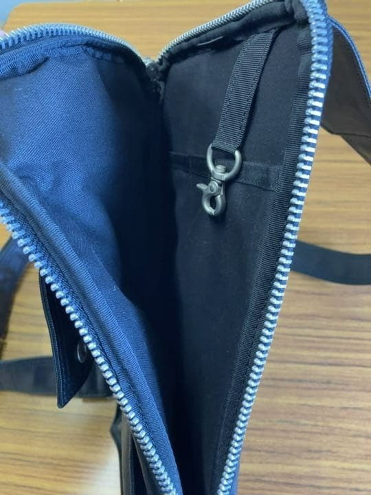 PORTER FREE STYLE SLING SHOULDER BAG 707-06127 Black W17H29D2cm Used Japan t56