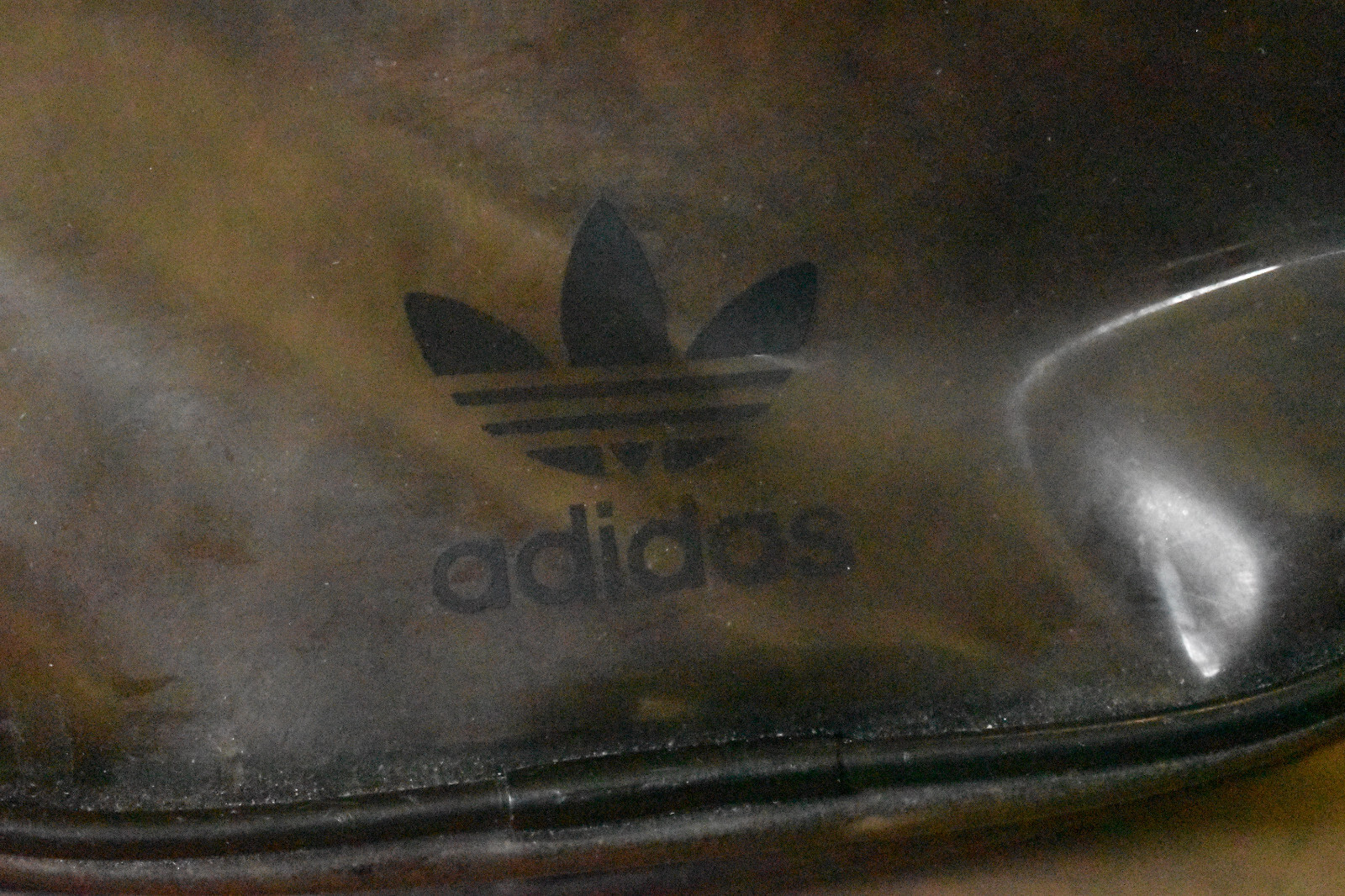 Adidas Clear Smoke Black Transparent Mini Backpack 8 1/2” X 7”