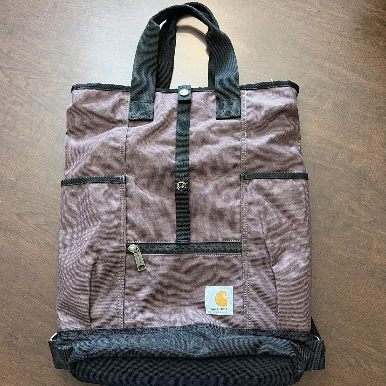 Carhartt Legacy Hybrid Convertible Backpack Tote Bag Maroon VGUC