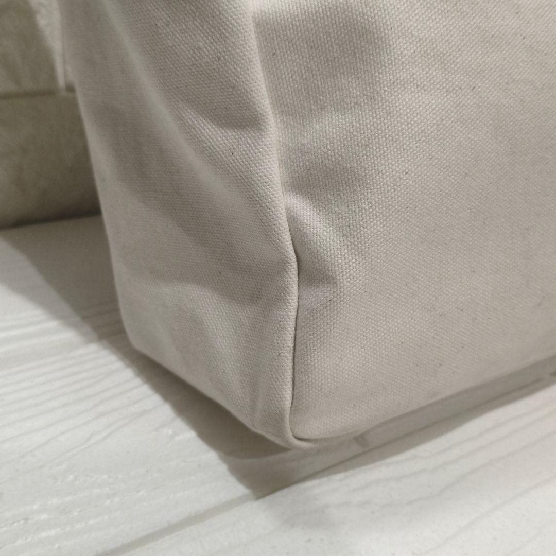 Authentic PORTER × COMME des GARCONS HOMME Canvas Tote 30cm x 45cm x 14cm White