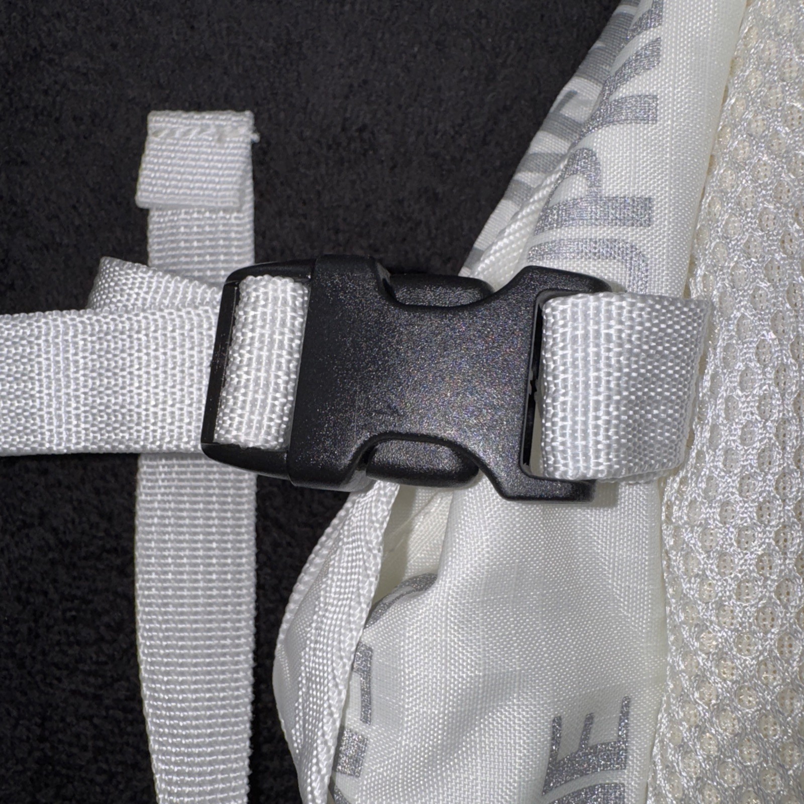 Supreme FW16 3M Reflective Logo Repeat Black Backpack