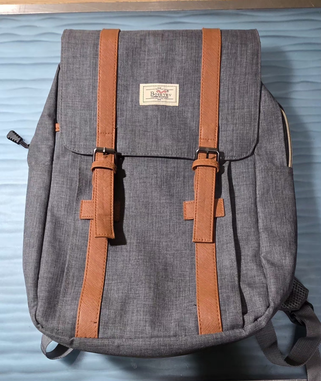 Bosevev 15 Inch Laptop Backpack Anti Theft Bag Nylon Waterproof