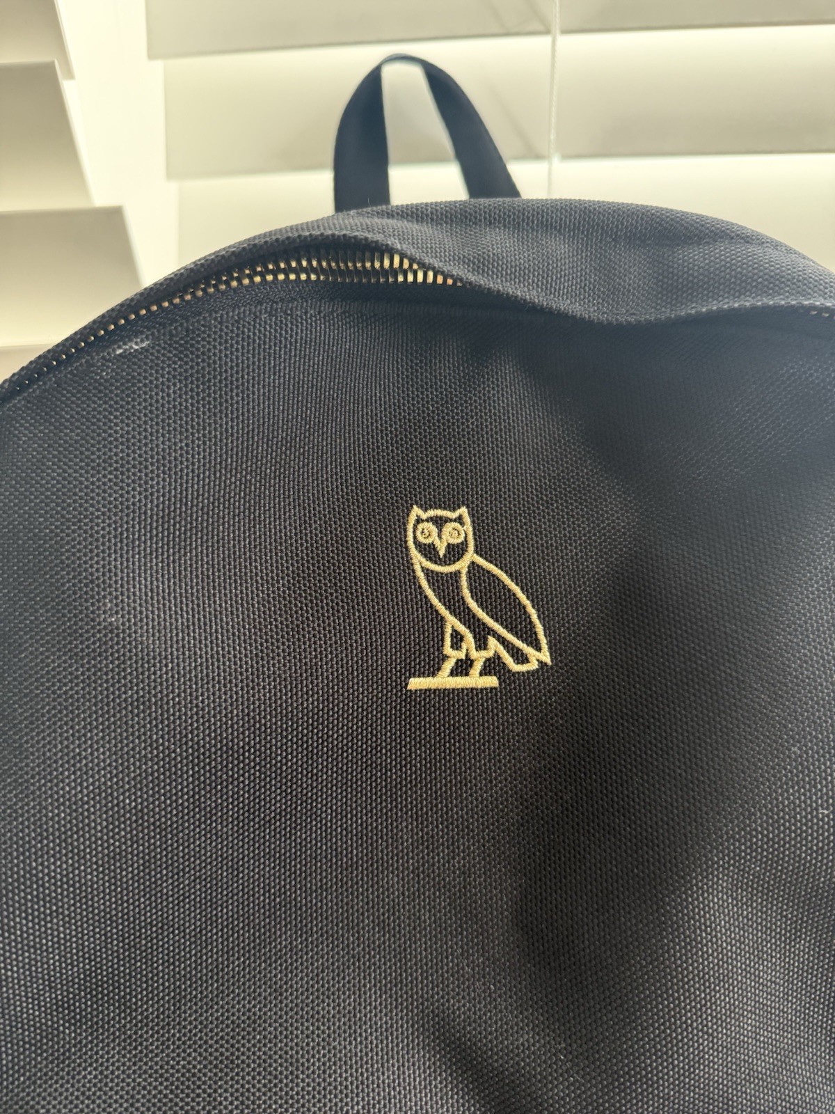 OVO x Looney Tunes Black Polyester Medium Backpack Bugs Bunny, Padded Straps